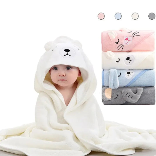 Cozy Cartoon Toddler Bathrobe