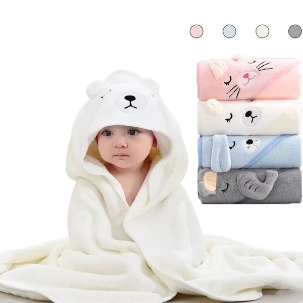 Cozy Cartoon Toddler Bathrobe